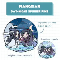 Image 2 of Wangxian Sky Spinner pin (MDZS) - Enamel Pins