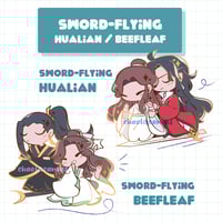 Image 6 of [Restock] Danmei Sword Flying Series (SVSSS, MDZS, TGCF 2HA) - Enamel Pins