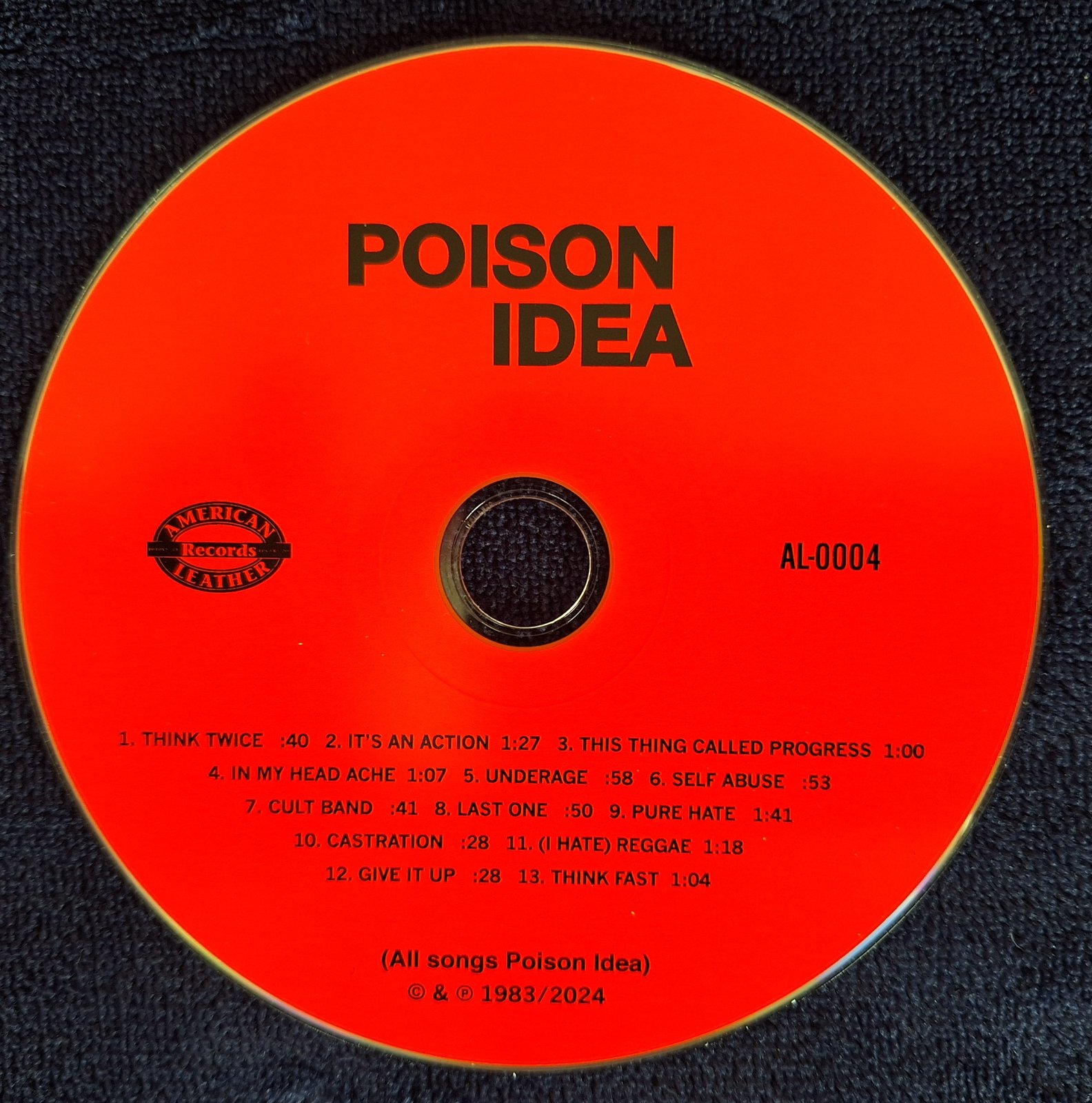 PICK YOUR KING Compact Disc / Poison Idea