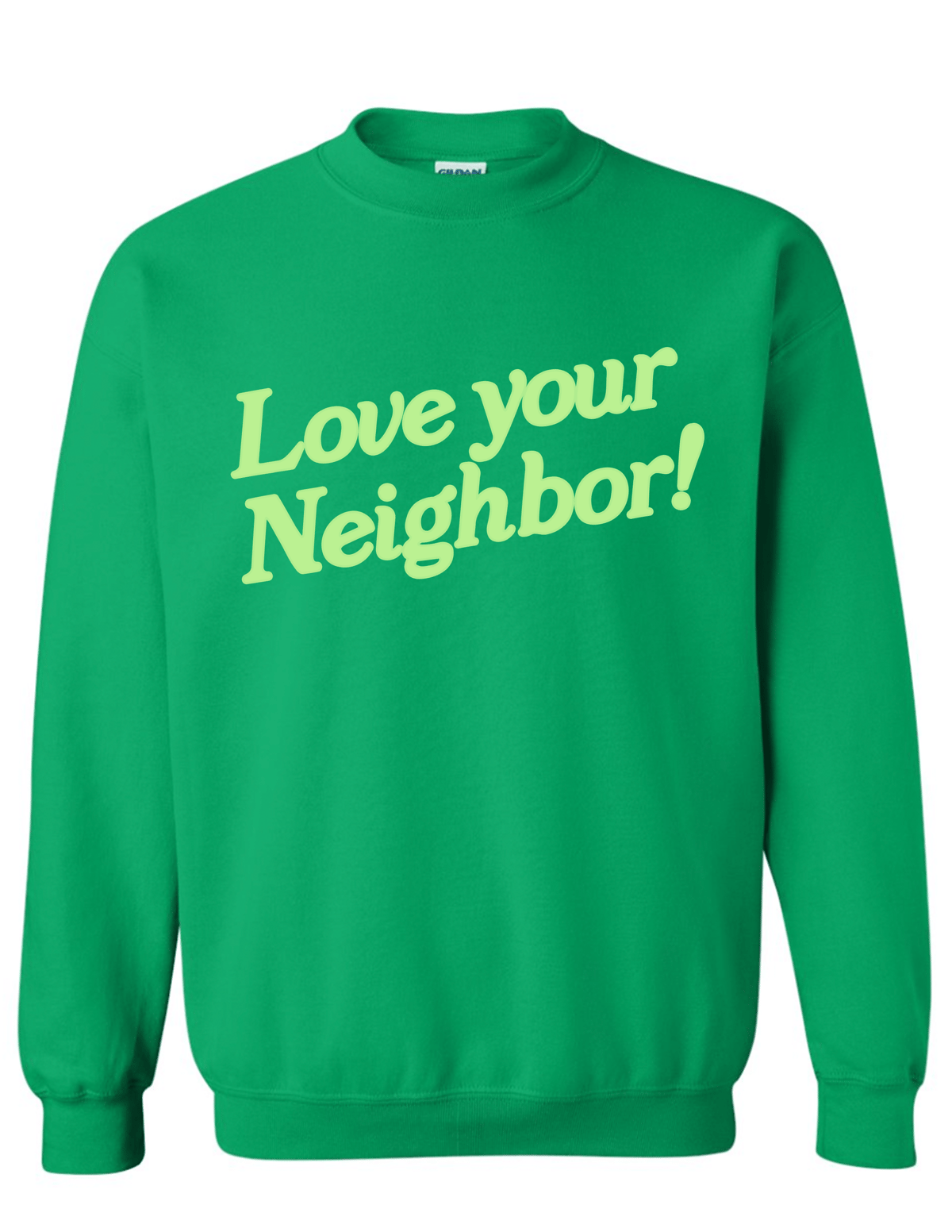 Image of green/lime crew