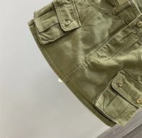 Image 2 of Army Green. Cargo Skirt 