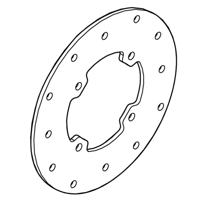 Image 2 of Brake rotor Bad boy buggy, Textron, Tracker EV, E-ZGO