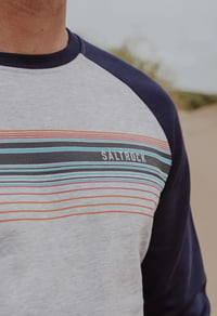 Image 1 of Saltrock retro stripe sweatshirt 
