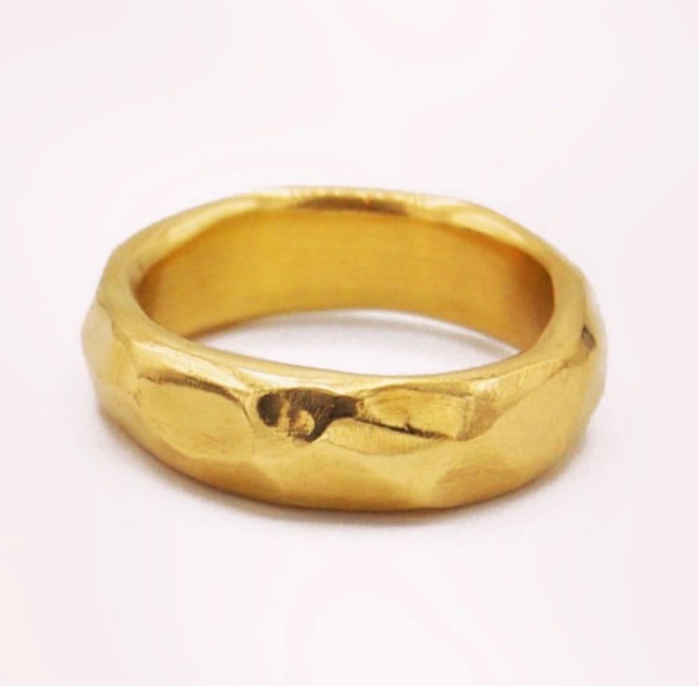 Image of Custom Moldavite Ring for Jenny