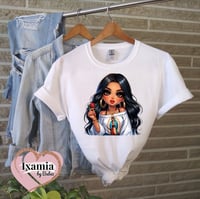 LATINA TEE BLACK HAIR