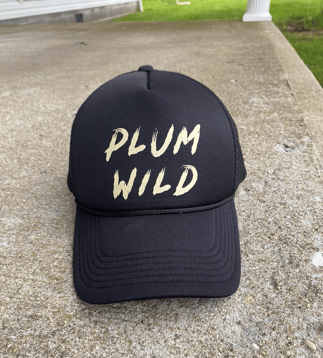 Image of Plum Wild Black Trucker Hat