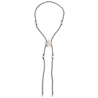 Image 1 of Star Two-Way Cord Bolo Necklace, Orchid Pink