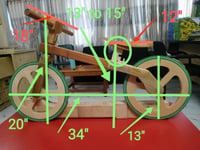 Wooden Baby Balance Bike