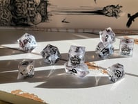 Image 7 of Last Silver Saint 9 piece dice set
