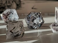 Image 8 of Last Silver Saint 9 piece dice set
