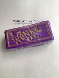 Image 1 of Willy Wonka Chocca Bathbomb Charlie and the Chocolate Factory  Handmade Vegan
