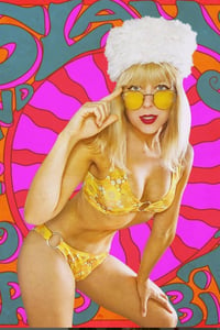 60s Ring Bikini In Pushing daisies yellow