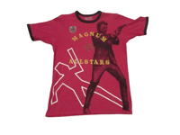 Image 1 of Ringspun Allstars Dirty Harry Vintage T-Shirt Red & Black Size Medium Mens