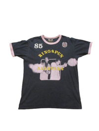 Image 1 of Ringspun Allstars Miami Vice Vintage T-Shirt Black & Pink Size Medium Mens