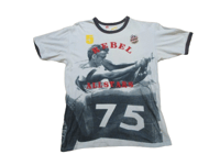Image 1 of Ringspun Allstars James Dean Rebel T-Shirt Vintage T-Shirt Grey & Black Size L