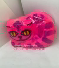 Image 1 of Cheshire Cat Grin Bathbomb Alice In Wonderland Handmade Vegan Halloween