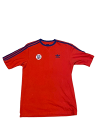 Image 1 of adidas Vintage 2006 Dominican Republic California T-Shirt Red & Blue Size M