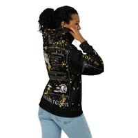 Image 5 of Recycled Unisex zip hoodie Raven
