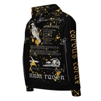 Image 9 of Recycled Unisex zip hoodie Raven