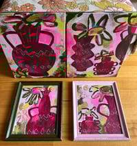 Image 4 of Vessels in a PINK frame