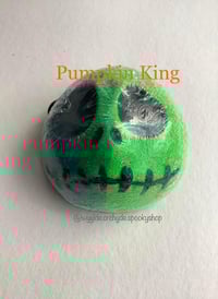 Image 1 of Pumpkin King Bathbomb Handmade Vegan Jack Skellington