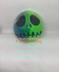 Image 2 of Pumpkin King Bathbomb Handmade Vegan Jack Skellington