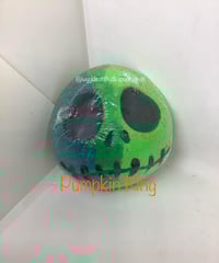 Image 4 of Pumpkin King Bathbomb Handmade Vegan Jack Skellington