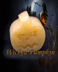 Image 1 of Wicked Pumpkin Soap Handmade Vegan Halloween Horror Spooky