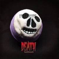 Image 2 of Death Bathbomb Handmade Vegan Halloween Horror Spooky 