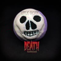 Image 5 of Death Bathbomb Handmade Vegan Halloween Horror Spooky 