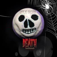 Image 1 of Death Bathbomb Handmade Vegan Halloween Horror Spooky 