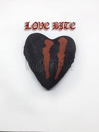 Image 4 of Love Bite Bathbomb Handmade Vegan Horror Halloween Gothic