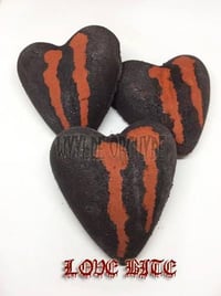 Image 3 of Love Bite Bathbomb Handmade Vegan Horror Halloween Gothic