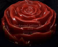 Image 6 of Enchanted Gothica Rose Cake Slice Soap Handmade Vegan Beauty and the Beast