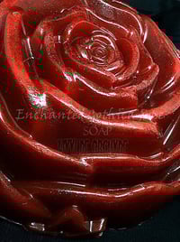 Image 8 of Enchanted Gothica Rose Cake Slice Soap Handmade Vegan Beauty and the Beast