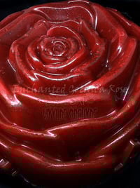 Image 12 of Enchanted Gothica Rose Cake Slice Soap Handmade Vegan Beauty and the Beast