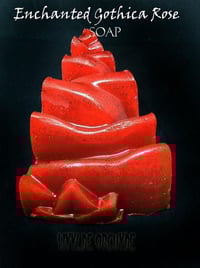 Image 11 of Enchanted Gothica Rose Cake Slice Soap Handmade Vegan Beauty and the Beast