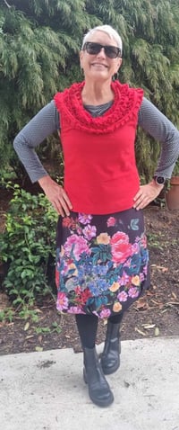 Image 2 of KylieJane Tulip skirt -floral