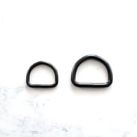 Image 1 of Matte Black D-Ring