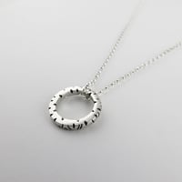 Image 1 of NOTCHED Hoop Pendant