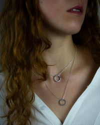 Image 3 of NOTCHED Hoop Pendant