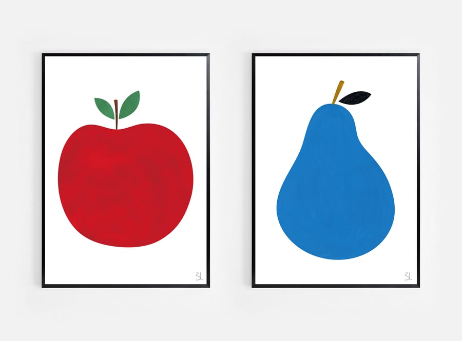 Image of Les Fruits set of two prints