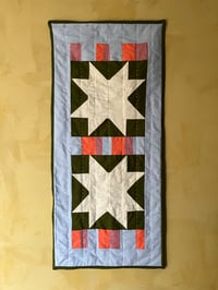 Image 1 of Double Sawtooth Star wall hanging