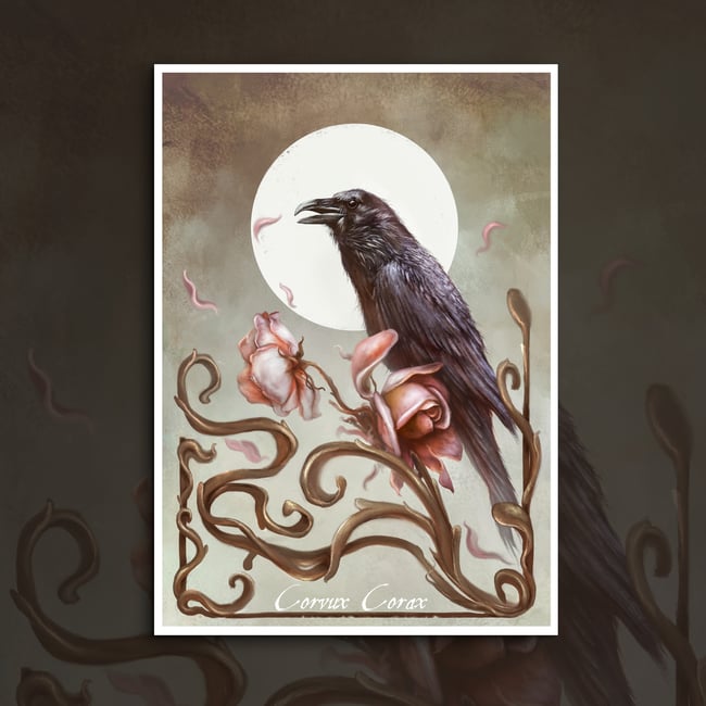 Corvus Corax - Print especial UV