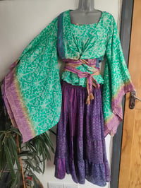 Image 5 of Zara split skirt - purple 