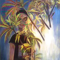 Image 1 of Alien Hemp Woman Says Grow Me  | original artwork