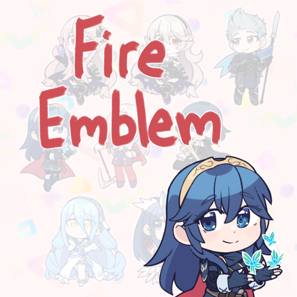 Image of Fire Emblem Acrylic Charms by Robin [PRE-ORDER]