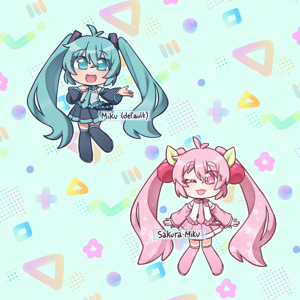 Image of Vocaloid Acrylic Charms by Robin (PRE-ORDER)