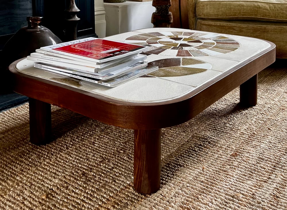Image of Low Coffee Table by Roger Capron, France (Reserved)