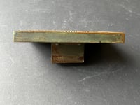 Image 7 of Large Modernist Push-Pull Door Handle of Cast Bronze
